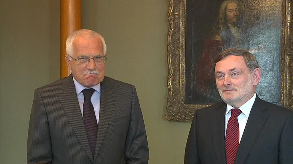 Václav Klaus a Pavel Varvařovský