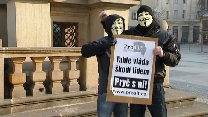 Ostravský protest proti smlouvě ACTA