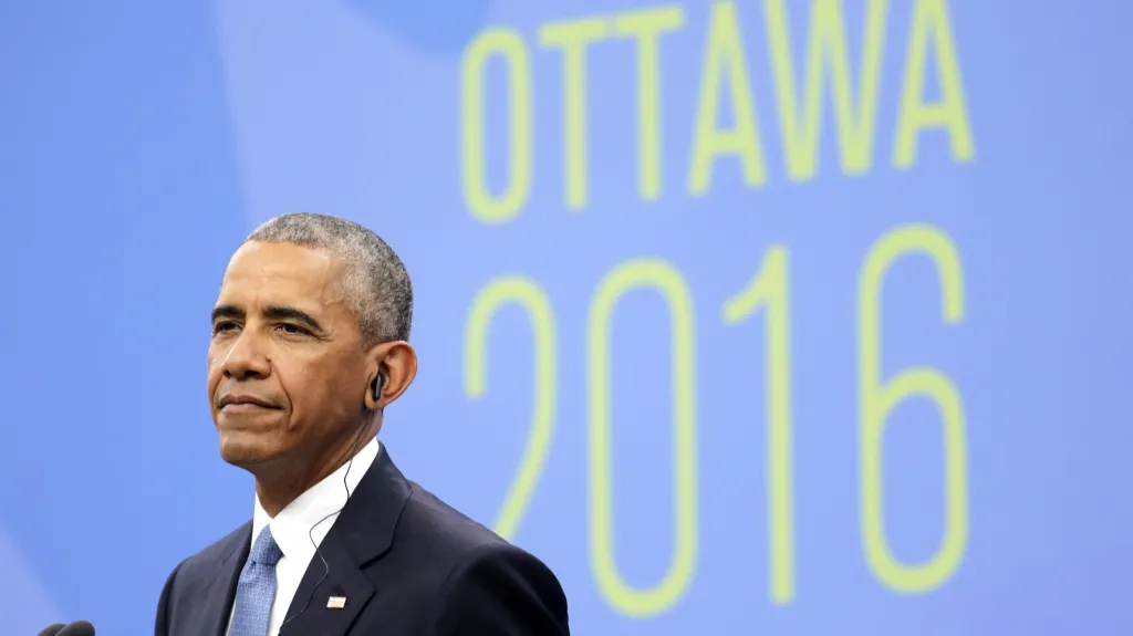 Barack Obama na summitu USA, Kanady a Mexika v Ottawě