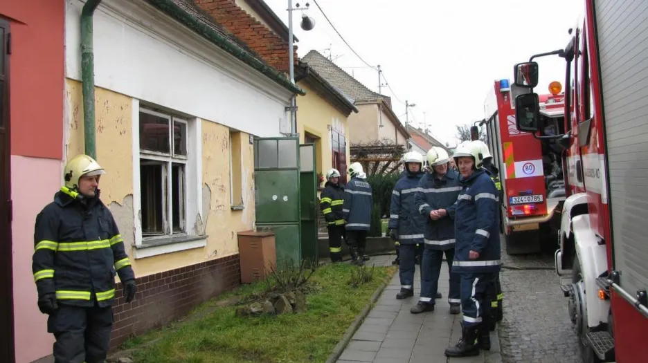 Požár domu v Hluku nepřežil majitel