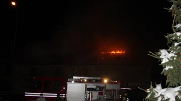 Požár rodinného domu ve Fryštáku