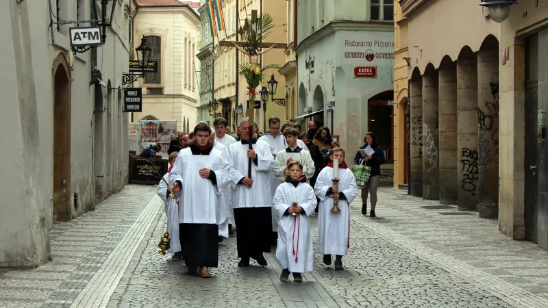 Květná neděle v Praze