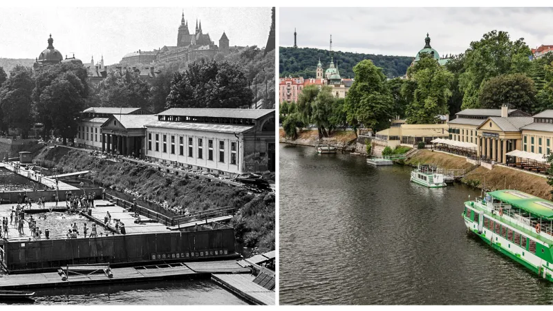 Podívejte se. Pražské plovárny kdysi a dnes