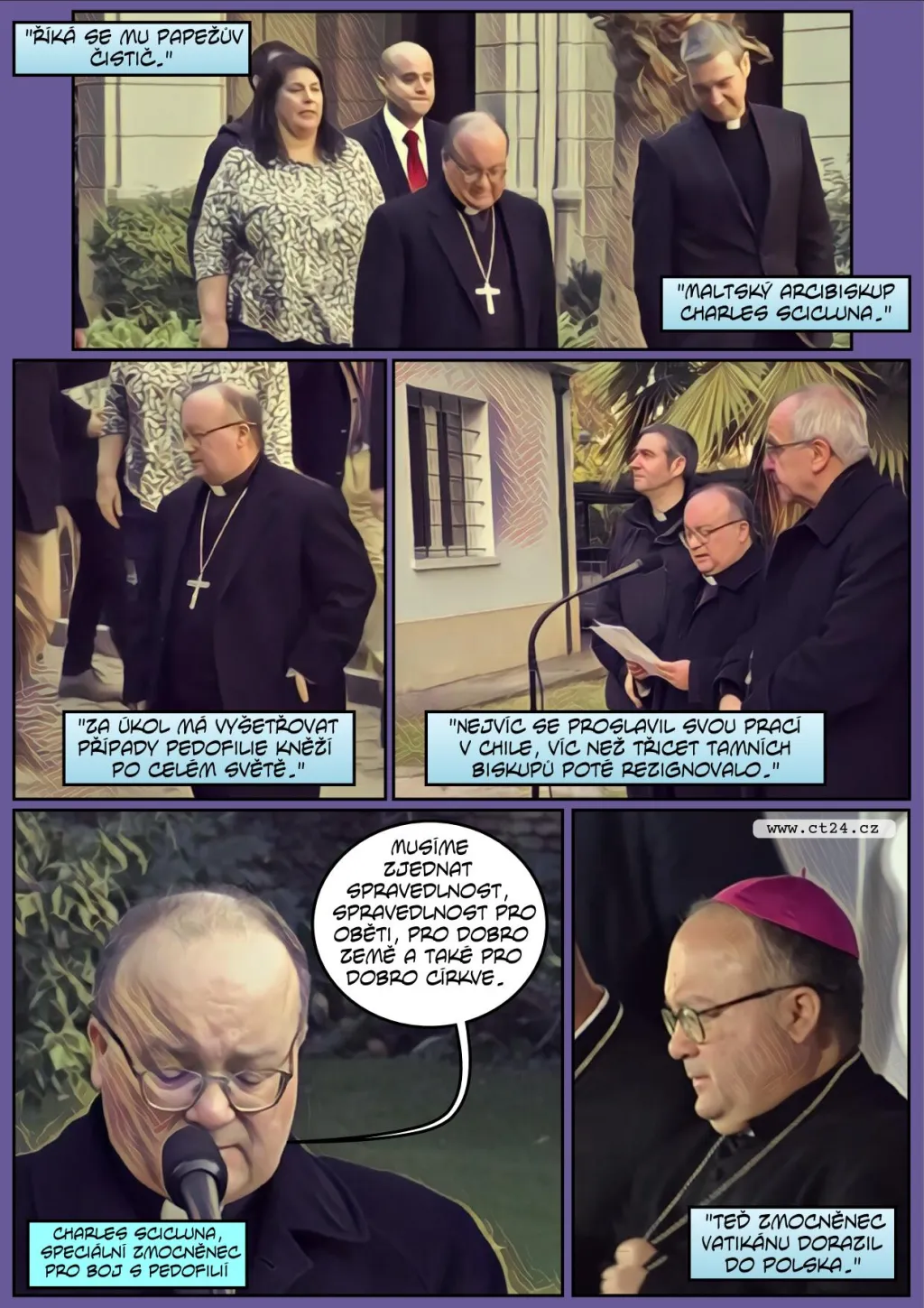 Komiks: Papežův čistič v Polsku