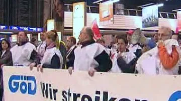 Stávka letištních zaměstnanců v Německu
