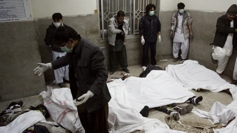 Oběti výbuchu na tržišti v Kvétě