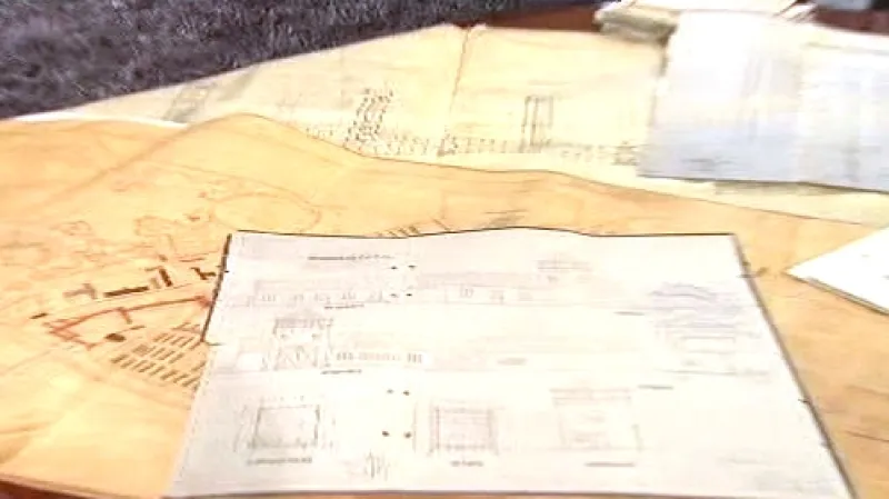 Plány koncentračního tábora v Ovětimi