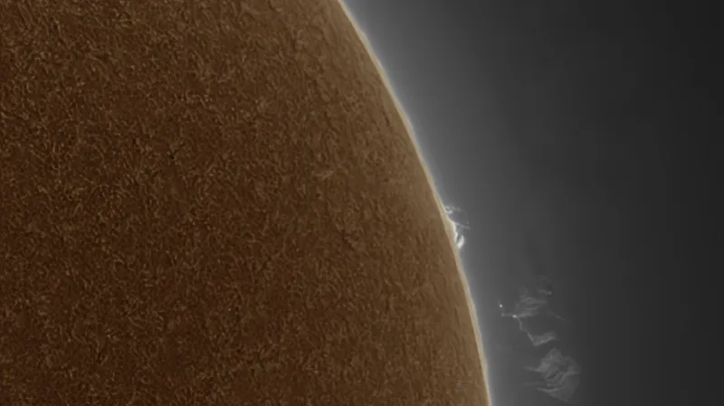 Detached Prominences © Thea Hutchinson