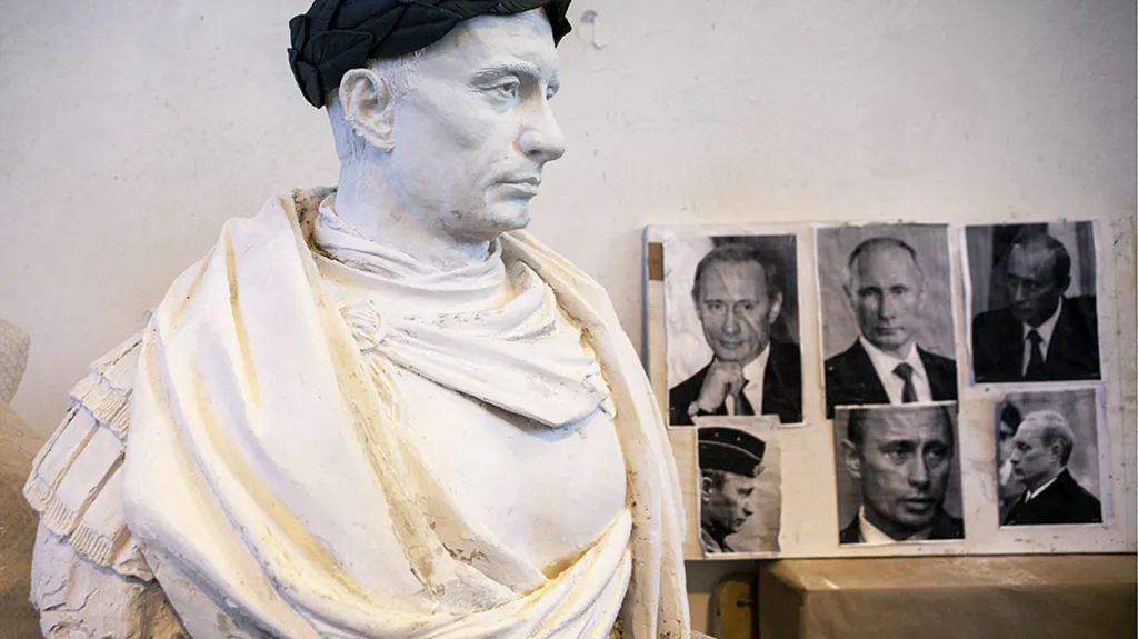 Busta imperátora Putina