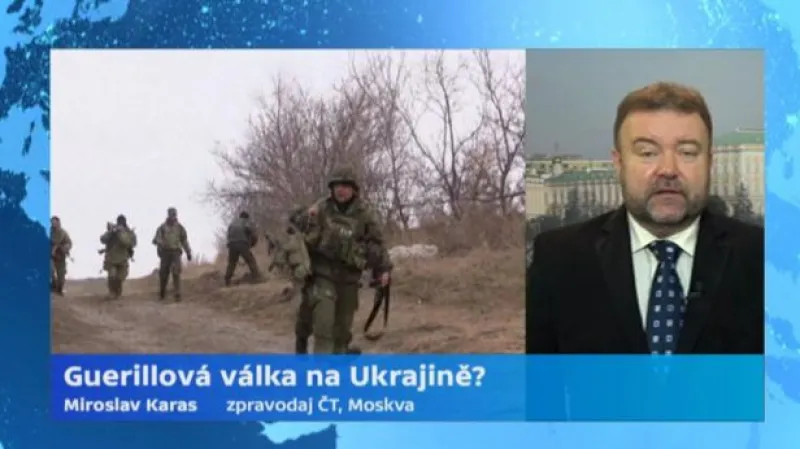 Zpravodaj ČT: Separatisté ovládají 300kilometrový úsek hranice s Ruskem