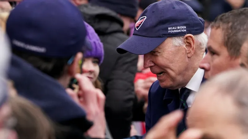 Joe Biden v irském Dundalku