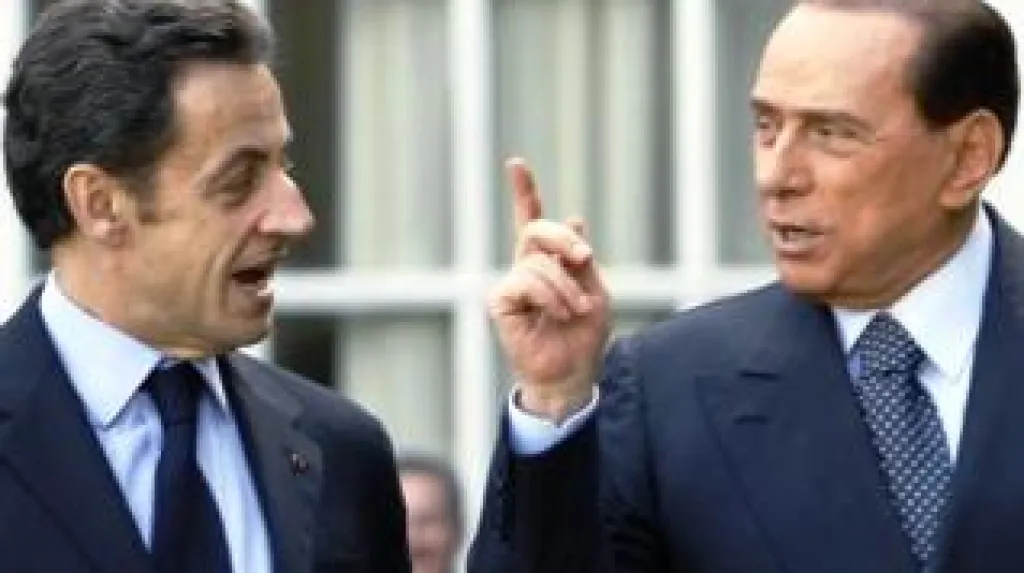 Sarkozy a Berlusconi