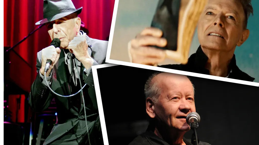 Leonard Cohen, David Bowie a Radim Hladík
