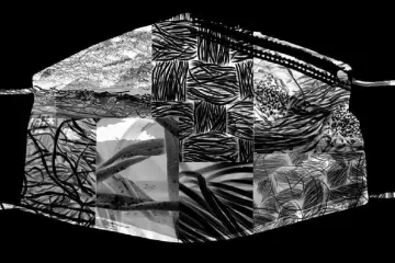 Roušky a respirátory pod mikroskopem. Detaily ukazují, jak zachytávají viry