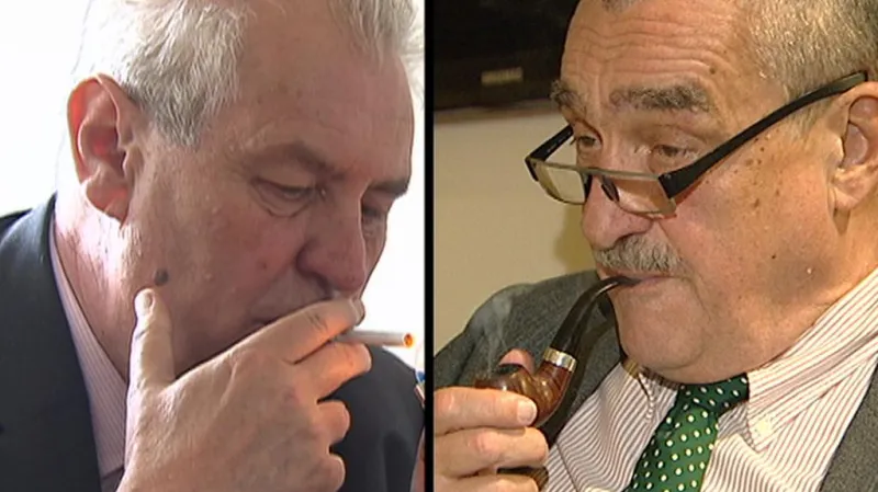 Miloš Zeman a Karel Schwarzenberg