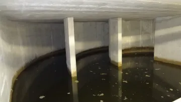 Nová vodní linka Ústřední čistírny odpadních vod na Císařském ostrově v Praze