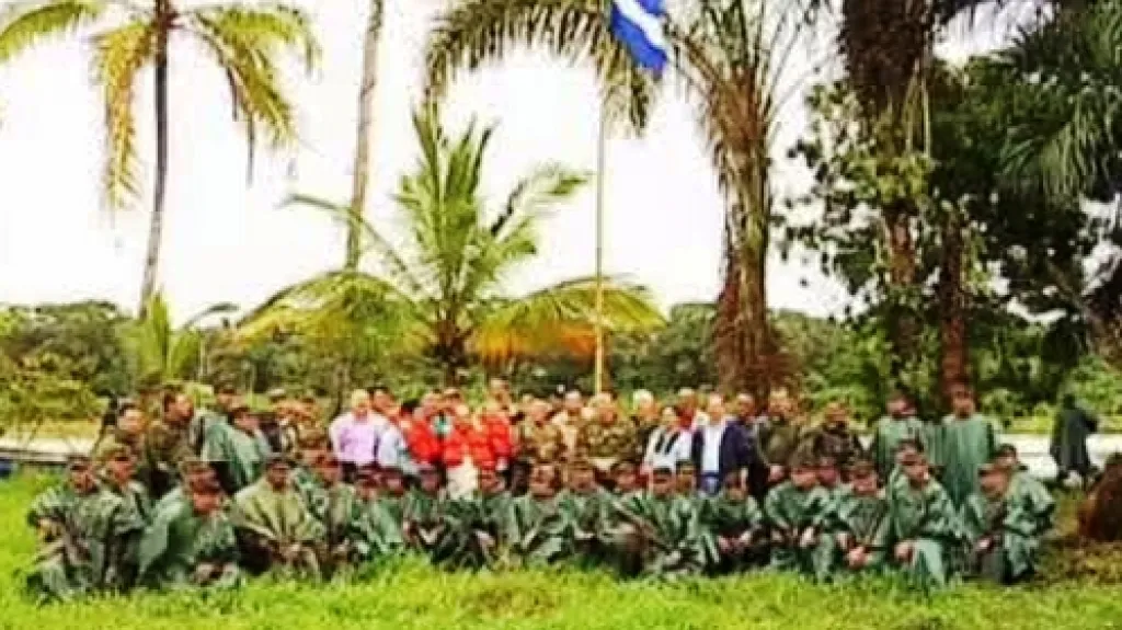 Nikaragujští vojáci na obsazeném kostarickém území