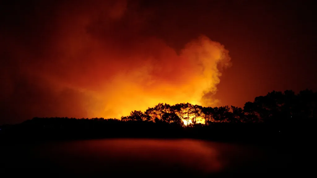Požár v Aljezuru, 7. srpna 2023