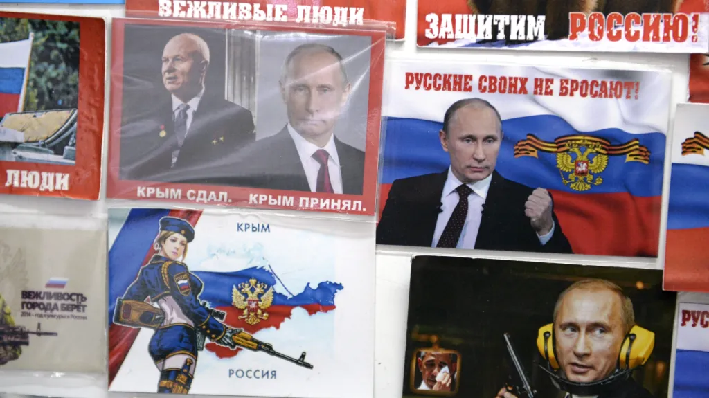 Tisk na Krymu informuje o výročí anexe Ruskem
