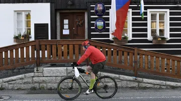 Volební místnost v horském středisku Bedřichov na Jablonecku