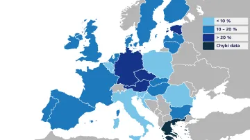 Rozdíly v platech mužů a žen v členských státech EU v roce 2013