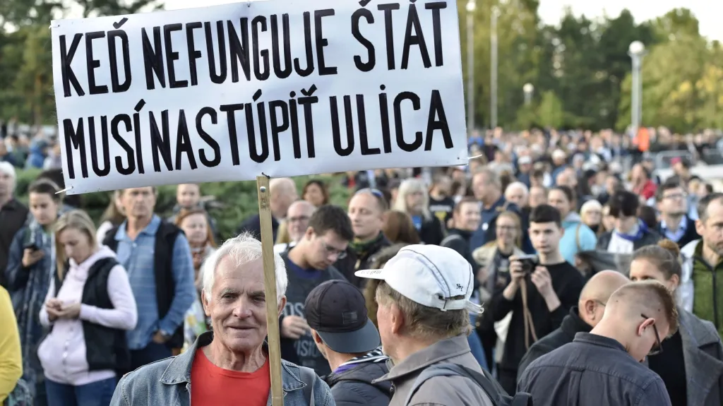 Demonstrace na Slovensku