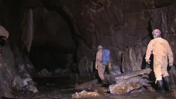 Jeskyně je dlouhá kilometr a půl