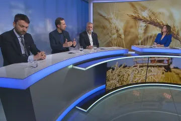 Je třeba podpořit vývoz ukrajinského obilí mimo EU, shodli se hosté Událostí, komentářů