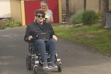 Ondřej byl zavřený půl roku doma. Díky novému kyslíkovému přístroji může jet stanovat