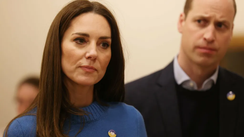 Vévodkyně Kate a princ William na návštěvě ukrajinského centra