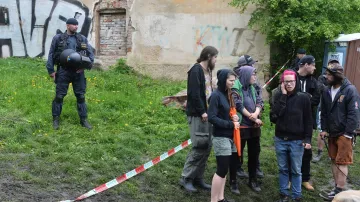 Policie zasahovala ve squattu Cibulka