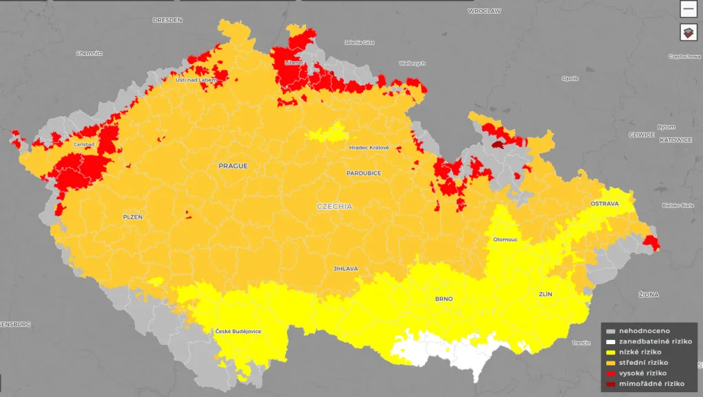 Hrozba mrazu pro ovocné stromy v úterý 23. dubna 2024