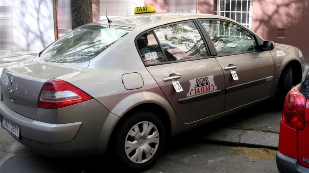 Vůz, který patřil jednomu ze zavražděných taxikářů