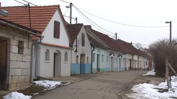 Sklepy v lokalitě Modré Hory v Bořeticích