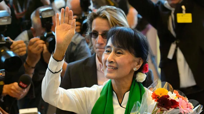 Su Ťij na konferenci MOP v Ženevě