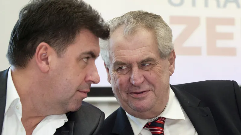 Martin Nejedlý a Miloš Zeman
