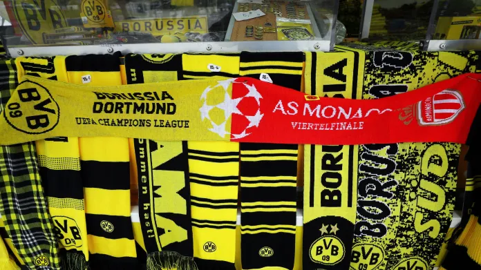 Fanouškovské šály Dortmundu a Monaka