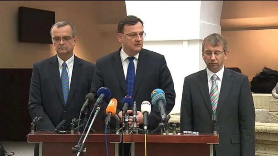 Tisková konference koalice ke schváleným reformám