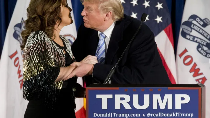 Volby prezidenta USA: Palinová podpořila Donalda Trumpa