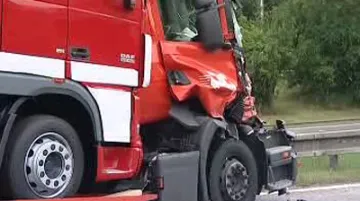 Havarovaný kamion