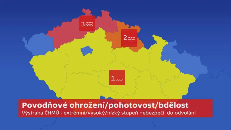Aktuální meteorologické výstrahy