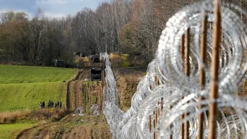 Plot na polské hranici s Kaliningradem