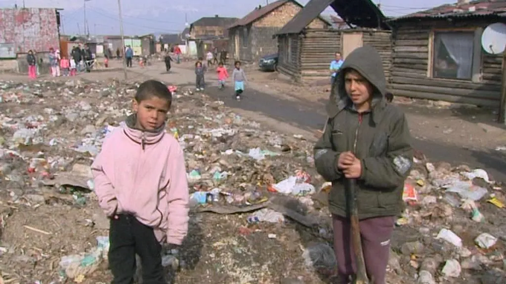 Děti z romské osady