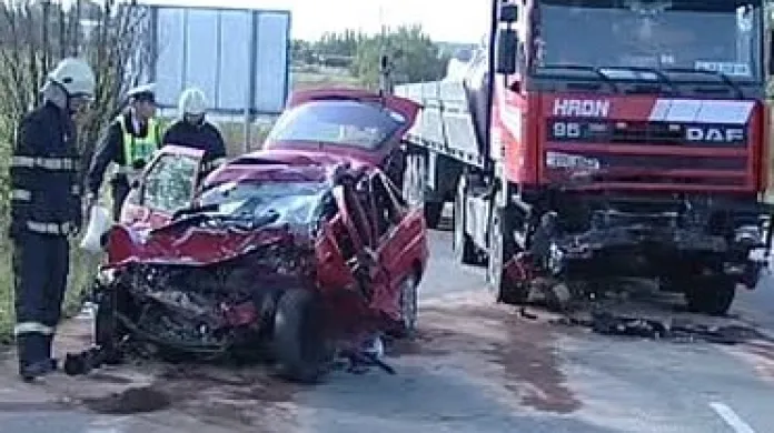 Nehoda v jižních Čechách