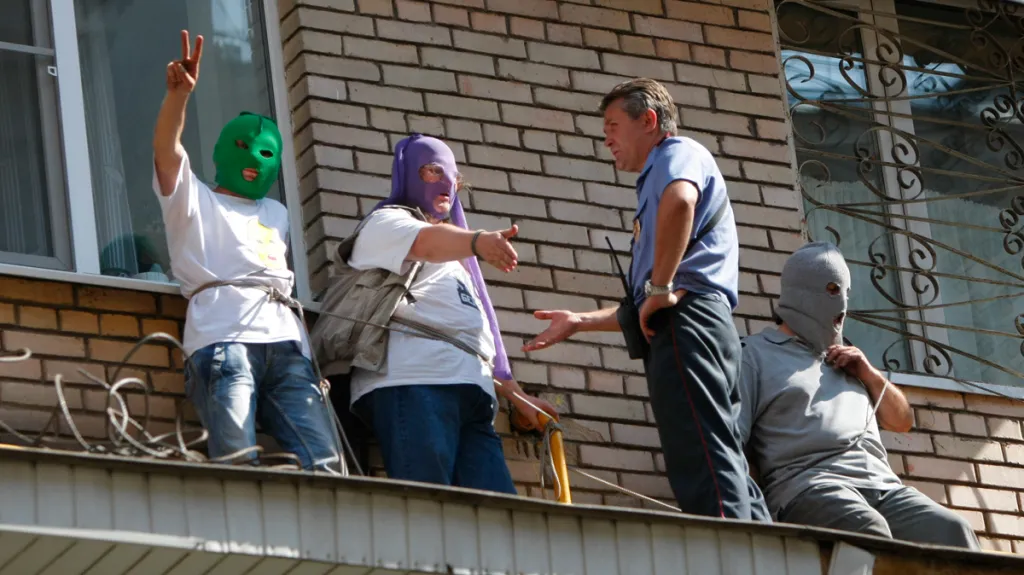 Demonstrace na podporu Pussy Riot