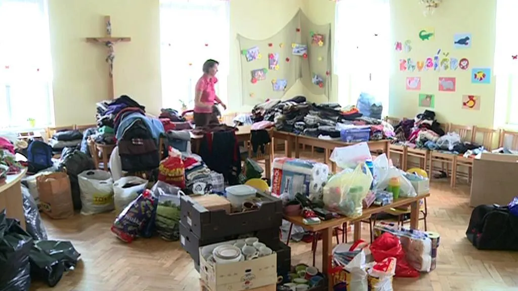 Sbírka materiální pomoci ve frenštátské charitě