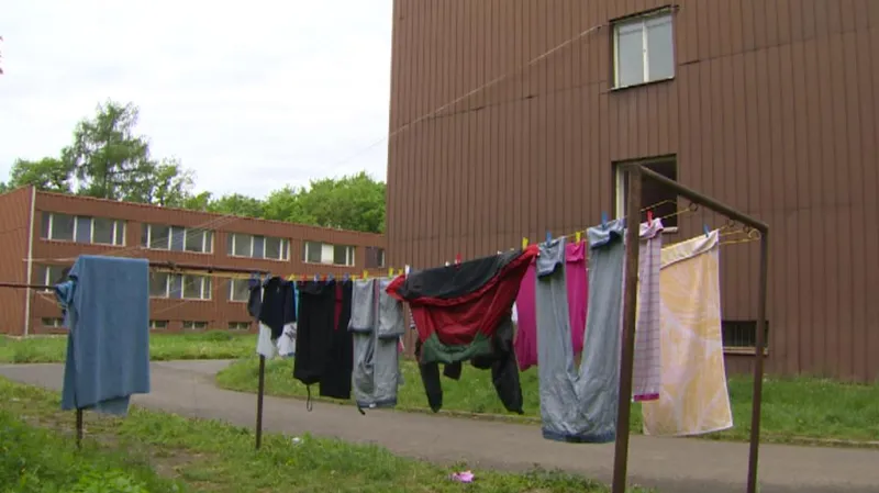 Ubytovny v táboře Červený Újezd