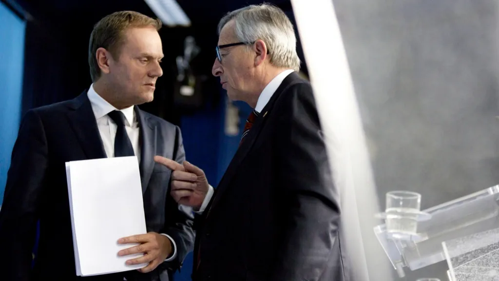 Donald Tusk a Jean-Claude Juncker