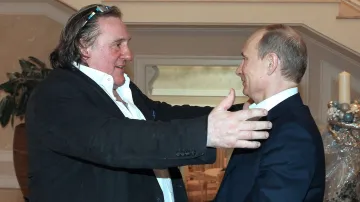 Gérard Depardieu a Vladimir Putin