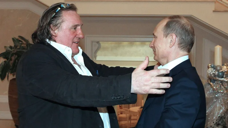 Gérard Depardieu a Vladimir Putin